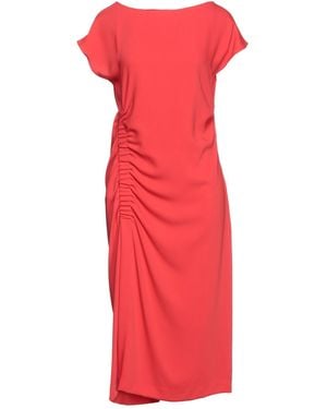 P.A.R.O.S.H. Midi Dress - Red