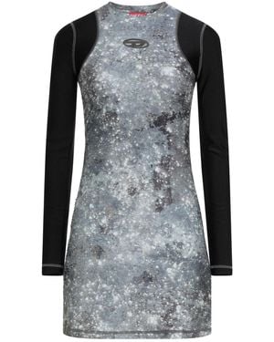 DIESEL Mini Dresses - Grey