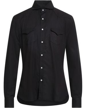 Barba Napoli Shirt Cotton - Black