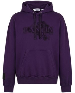 Lanvin Sweatshirt Cotton - Purple