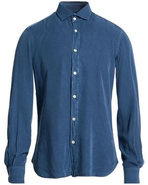 Boglioli Shirt Lyocell - Blue
