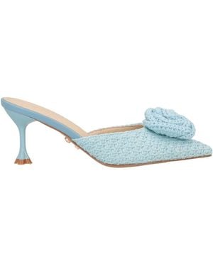 Twenty Four Haitch Mules & Clogs - Blue
