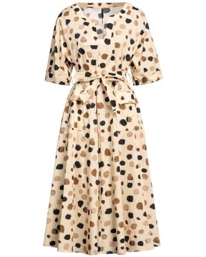 Manila Grace Midi Dress - Natural