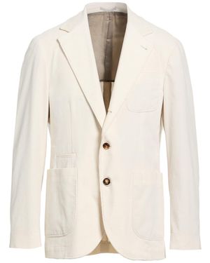 Brunello Cucinelli Blazer Cotton, Cashmere, Elastane - Natural