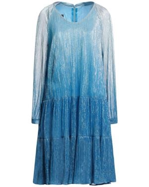 Talbot Runhof Midi Dress - Blue
