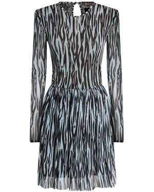 John Richmond Mini Dress Nylon, Elastane - Gray