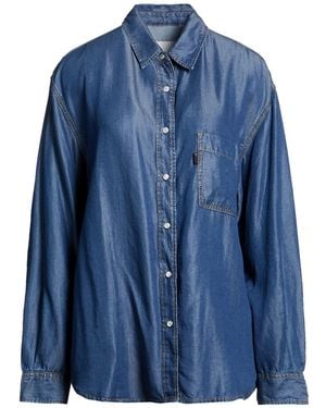 People Denim Shirt Lyocell - Blue