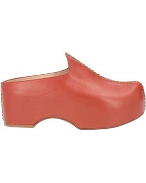 Maliparmi Mules & Clogs Leather - Red