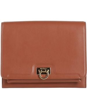 Ferragamo Handbag Leather - Brown