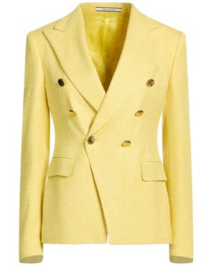 Tagliatore 0205 Blazer Viscose, Cotton, Acrylic, Polyamide, Elastane - Yellow