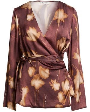 Manila Grace Tops - Brown