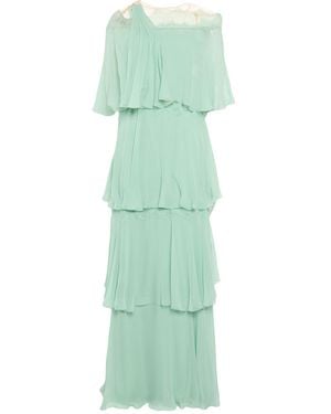 Alberta Ferretti Light Maxi Dress Silk - Green
