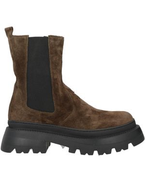 Janet & Janet Ankle Boots Leather - Brown