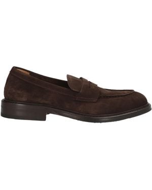 JUÁN LACÁRCEL Dark Loafers Leather - Brown