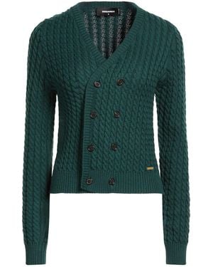 DSquared² Cardigan Virgin Wool, Mohair Wool, Polyamide, Cotton - Green