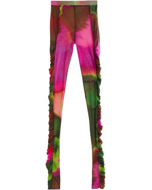 Dries Van Noten Leggings - Rosso