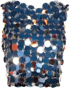 Rabanne Top Plastic, Metal - Blue