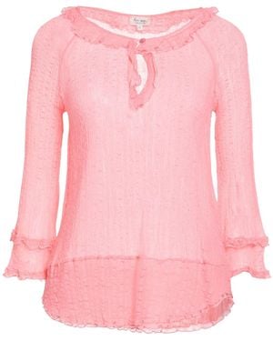 HER SHIRT HER DRESS Top - Pink