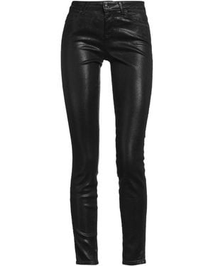 Guess Pants Cotton, Lyocell, Elasterell-P, Elastane - Black