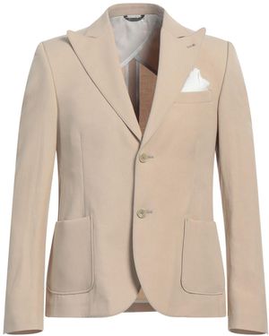 Daniele Alessandrini Blazer Viscose, Linen - Natural