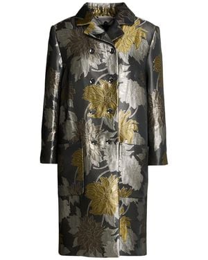 Marc Cain Coat Polyester, Acetate, Metallic Fiber - Multicolor