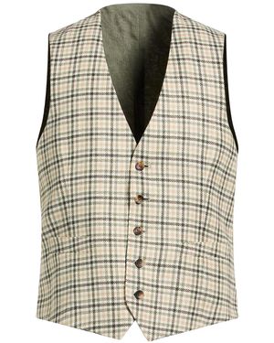 Lardini Tailored Vest Wool, Linen, Silk - Multicolour