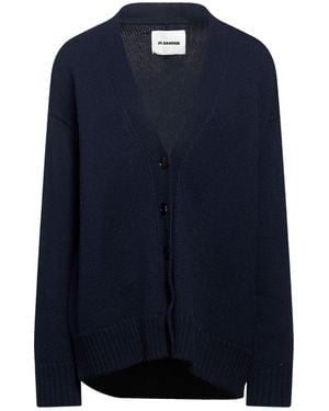 Jil Sander Cardigan Cashmere, Cotton, Polyester - Blue