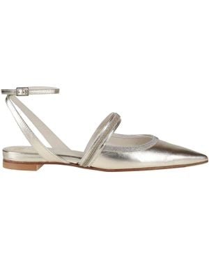 Peserico Ballet Flats Leather - White