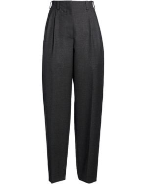 Givenchy Charcoal Pants Wool - Black
