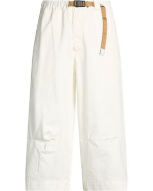 White Sand Pants Cotton - White
