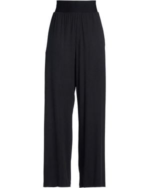 ALAINPAUL Trousers Cupro, Elastane - Blue
