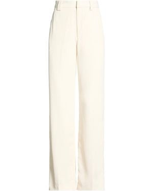 Dondup Ivory Pants Polyester - White