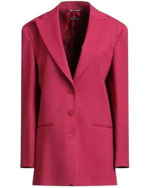 Alberta Ferretti Blazer Virgin Wool, Elastane - Red
