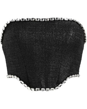 Elisabetta Franchi Top - Negro