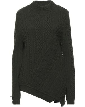 High Rollkragenpullover - Grün