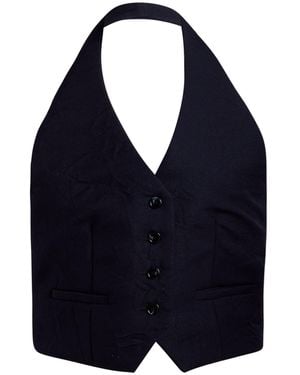 Department 5 Midnight Top Polyester, Viscose, Polyamide - Blue