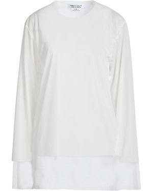 Comme des Garçons Top Polyester - White