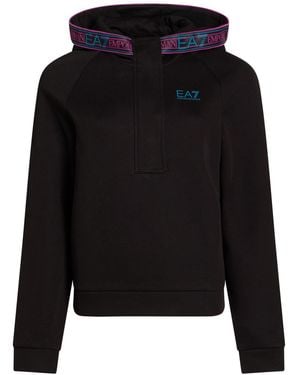 EA7 Sweatshirt Cotton, Polyester - Black