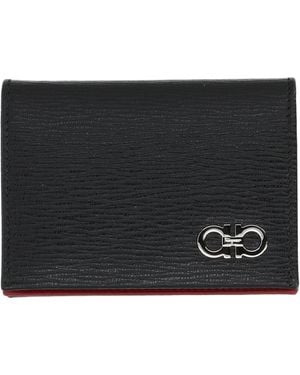 Ferragamo Wallet Calfskin - Black