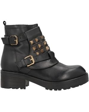 Jfk Ankle Boots Leather - Black