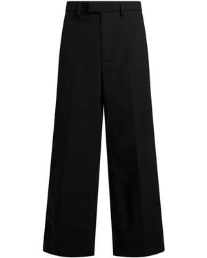 Vetements Pants Virgin Wool, Elastane, Polyamide - Black