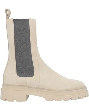 Santoni Ankle Boots Leather - White