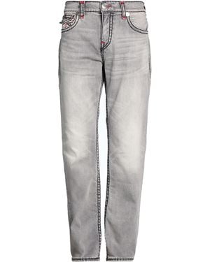 TRUE RELIGION Lead Jeans Cotton, Elastane - Grey