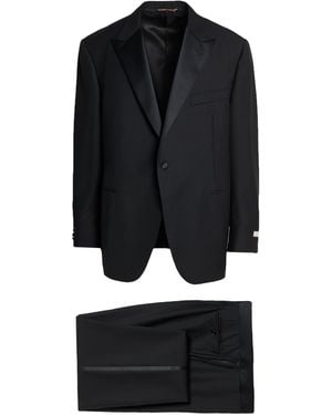 Canali Suit Wool - Black