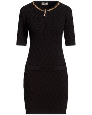 Elisabetta Franchi Mini Dresses - Black