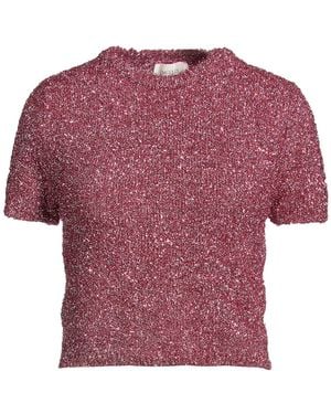 ViCOLO Sweater Metallic Fiber, Polyamide - Red