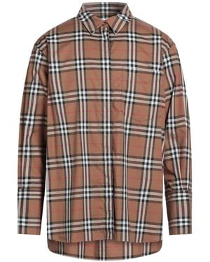 Burberry Camel Shirt Cotton, Elastane - Multicolor