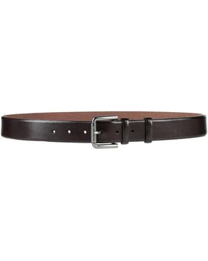 Max Mara Dark Belt Leather, Polyamide, Polyurethane - Brown