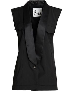 8pm Blazer Polyester, Wool, Elastane - Black