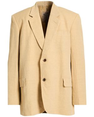Uma Wang Blazer Viscose, Linen - Natural